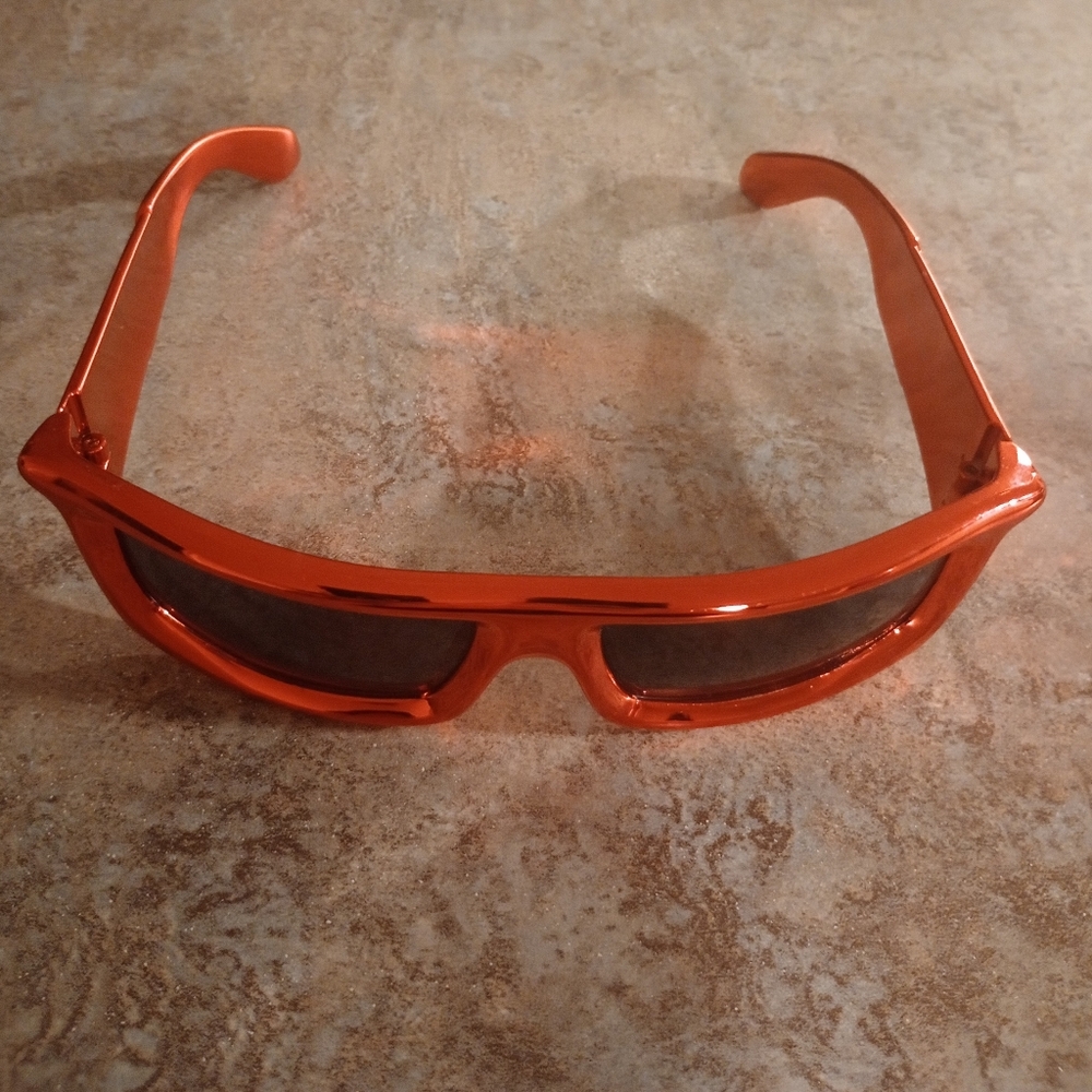 New Shiny Metallic Red Unisex Sunglasses